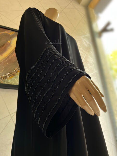 Abaya with Hand worked Sleeves