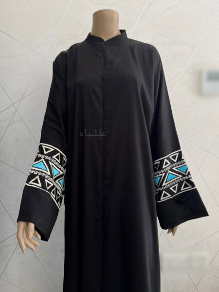 Elegant embroidered abaya