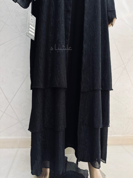 Layered Shimmer abaya