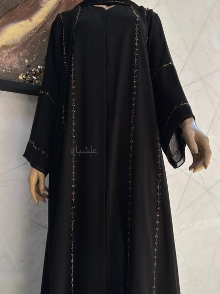 Double layered chiffon abaya