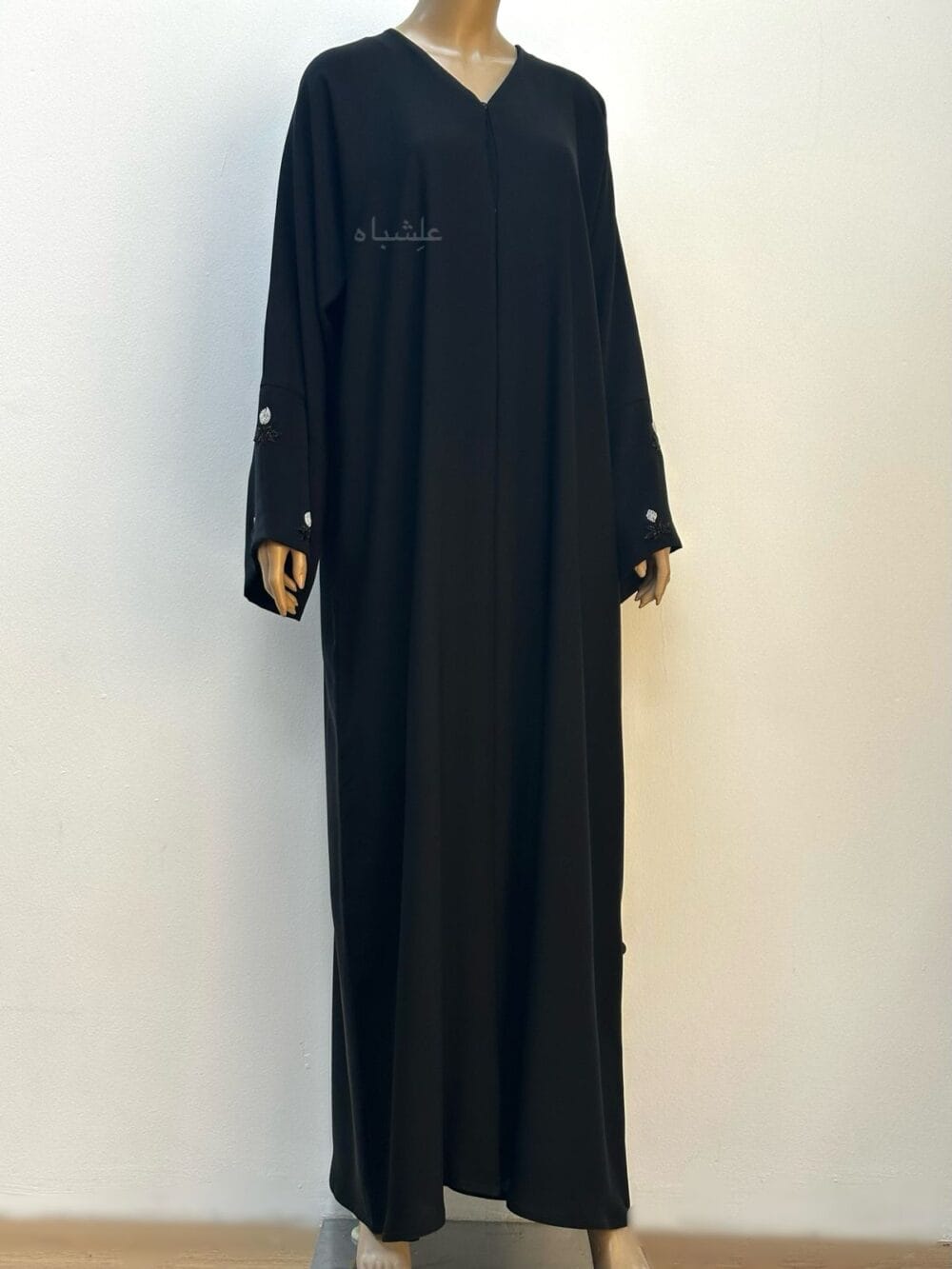 Front full view of abaya without sheila