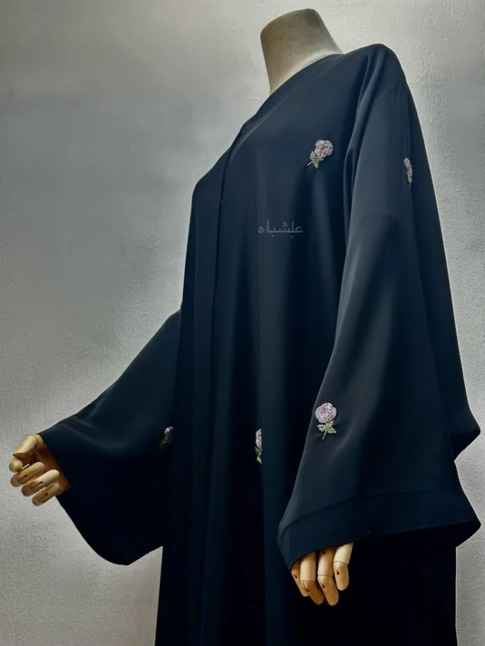 Front view of abaya from different angle