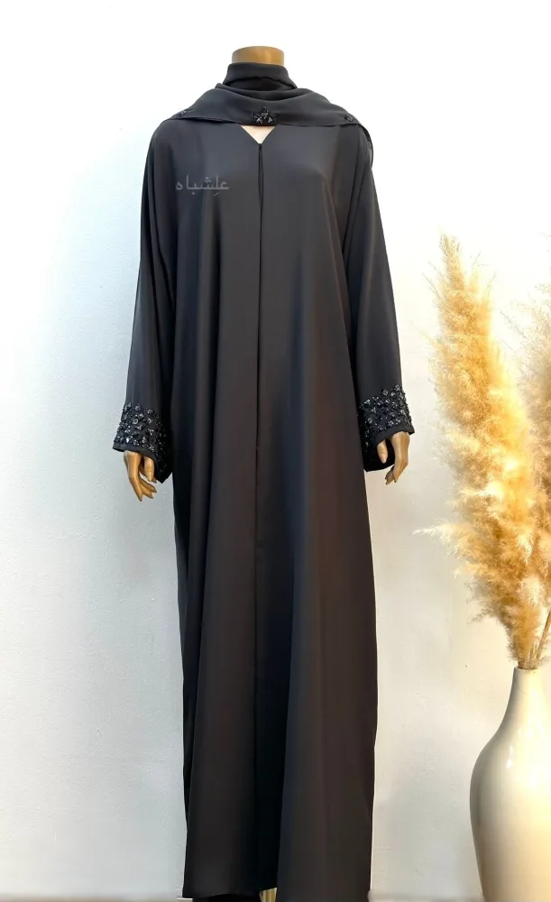 Luminous Charm Abaya by Alishbah - Image 4