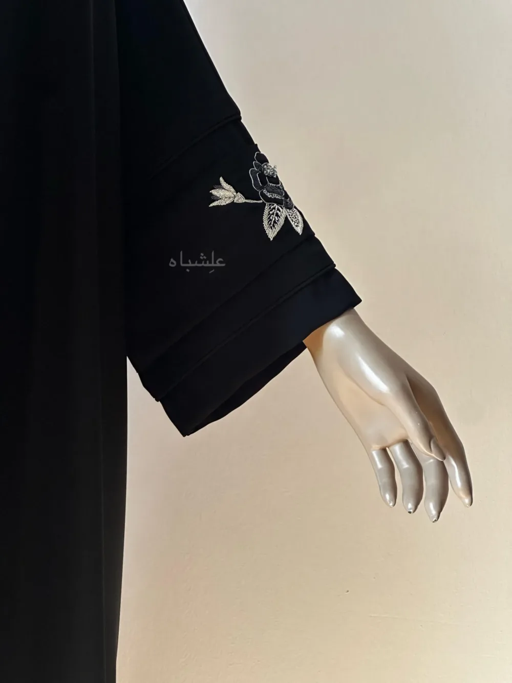 Close up view of sleeves