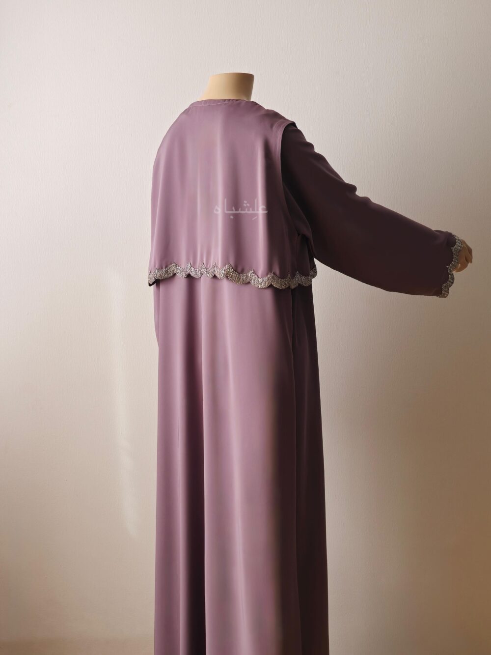 Luxe Vest Abaya by Alishbah - Image 3