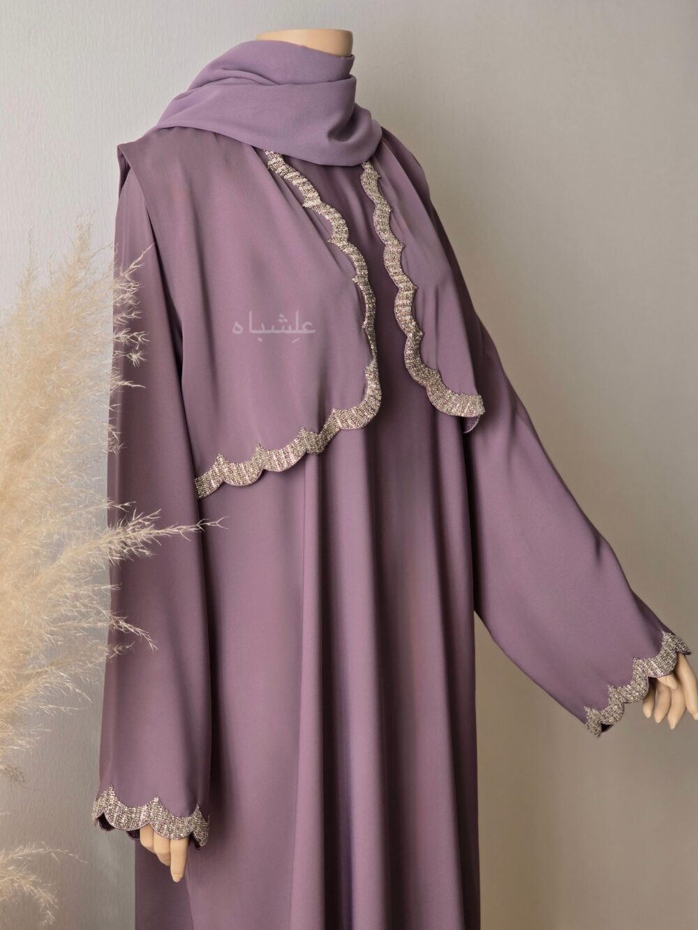 Luxe Vest Abaya by Alishbah - Image 6