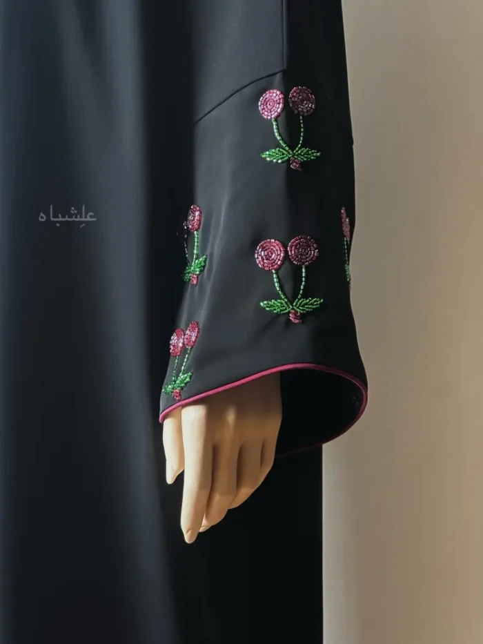 Close up view of sleeves