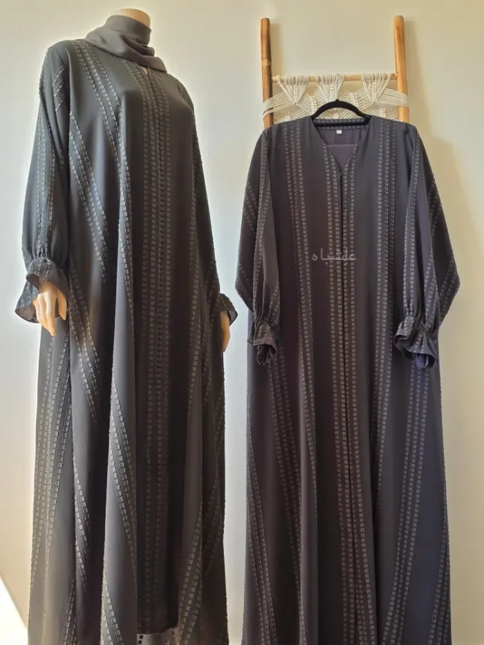 Front view of 2 abaya