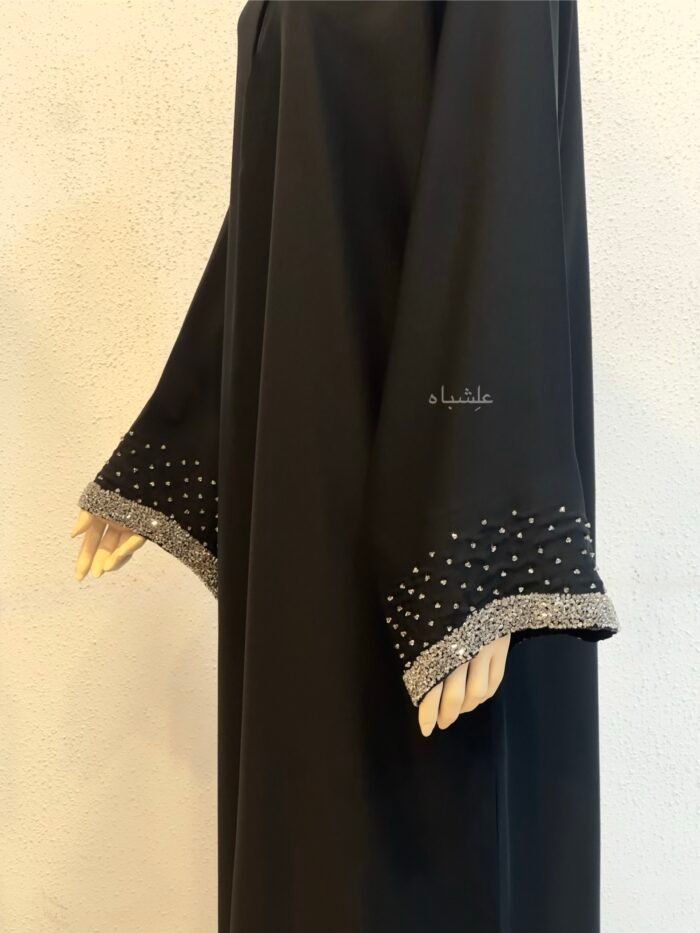 Black Diamond Abaya - The handwork Edition