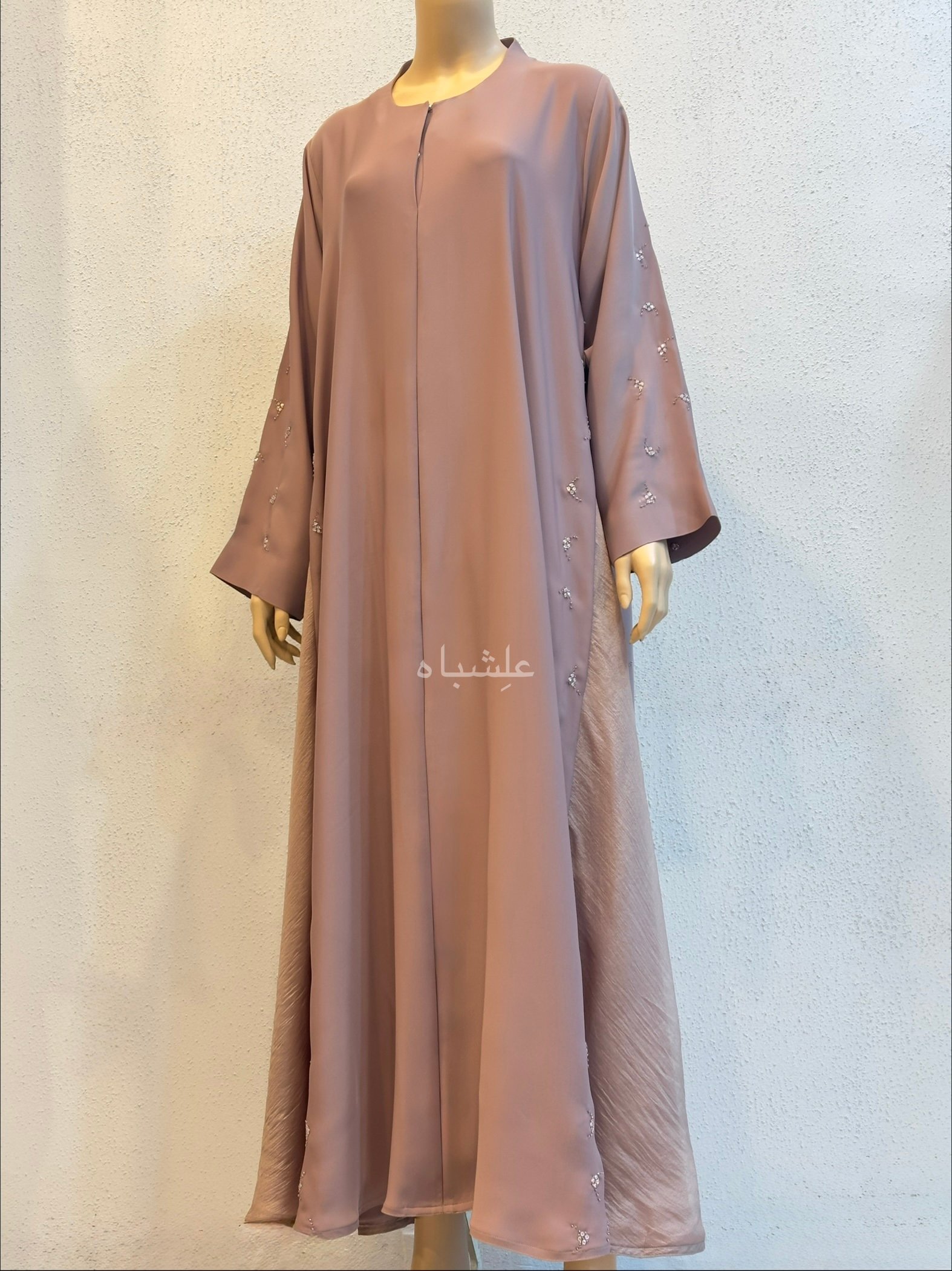 Desert Pearl Open Abaya 2 Desert Pearl Open Abaya - Image 2