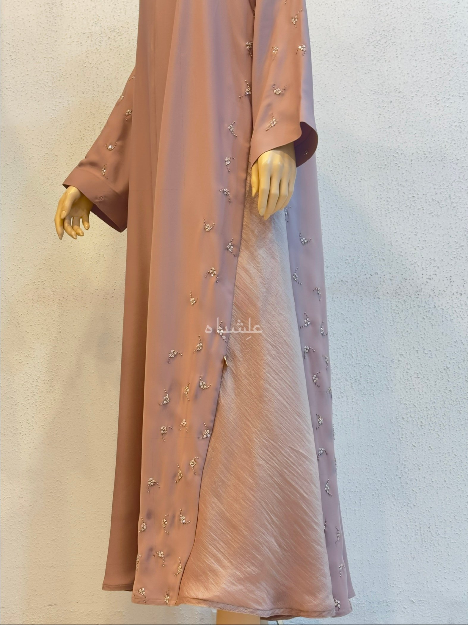 Desert Pearl Open Abaya 5 Desert Pearl Open Abaya - Image 5
