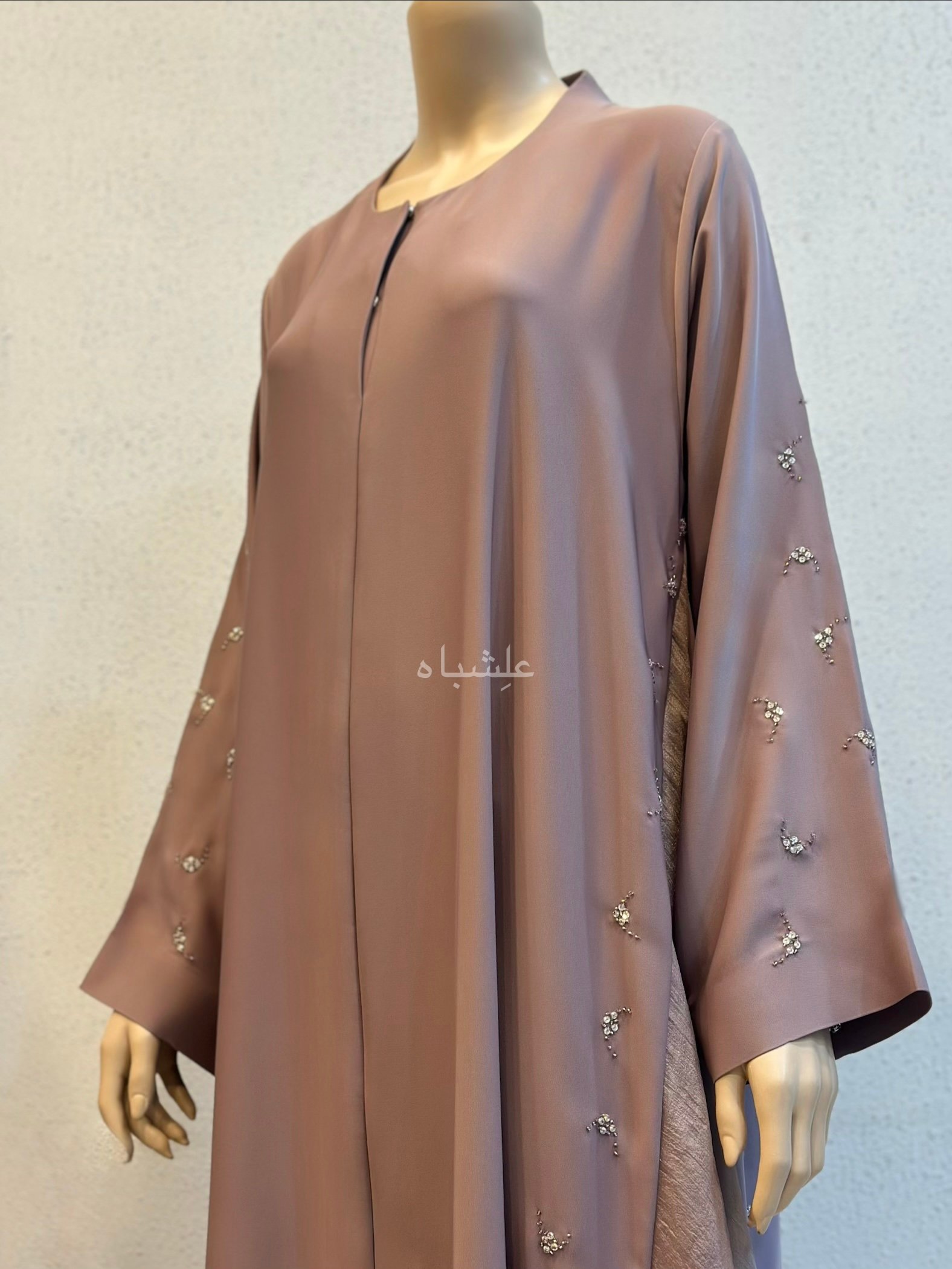Desert Pearl Open Abaya 4 Desert Pearl Open Abaya - Image 4