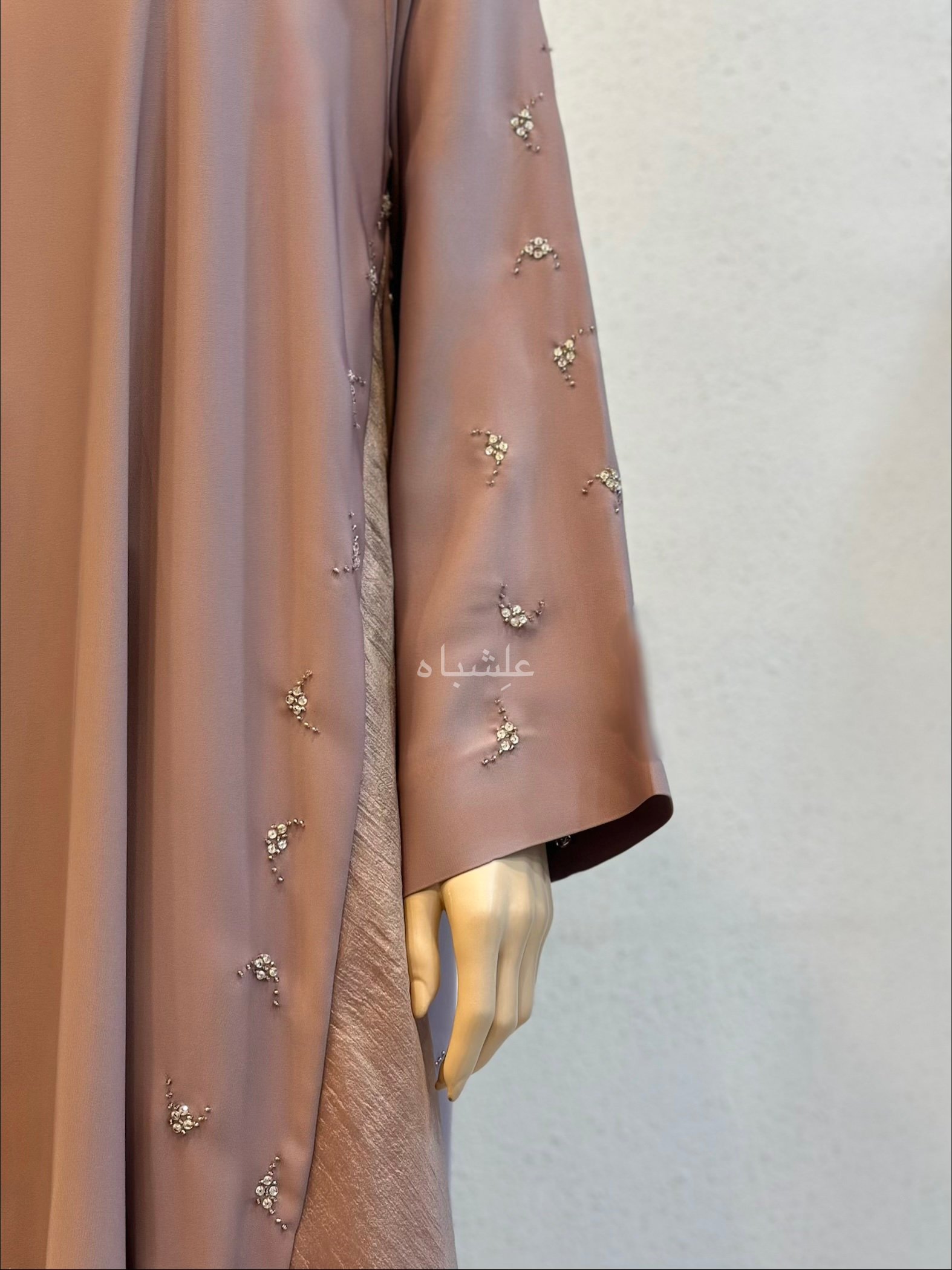 Desert Pearl Open Abaya 1 Desert Pearl Open Abaya