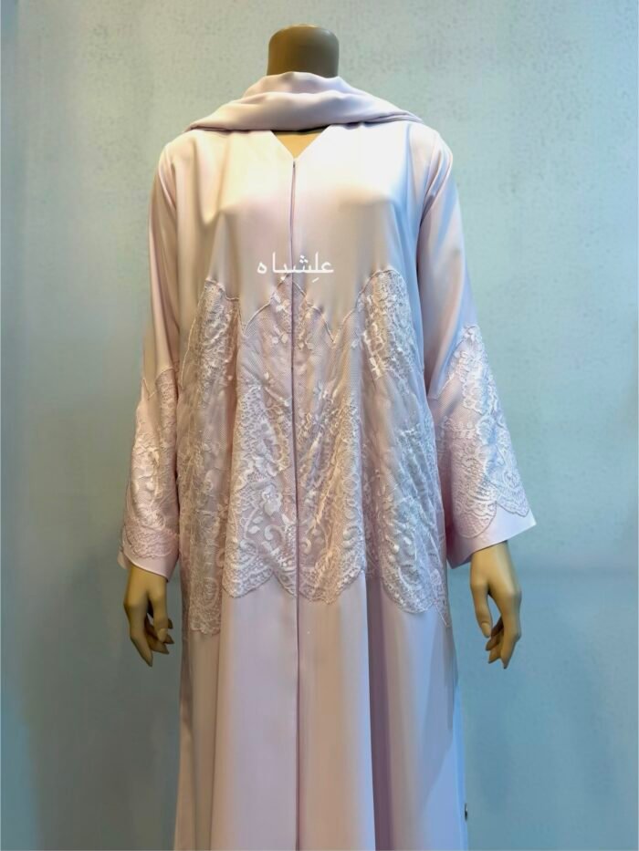 Home 2 Blush Lace Symphony Abaya