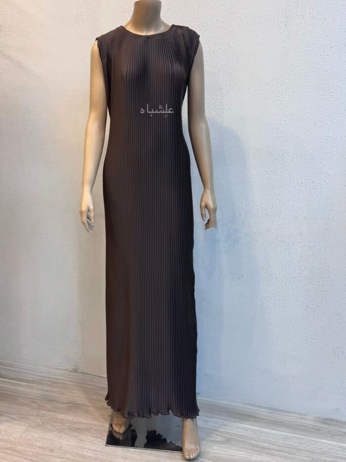 Custom Pleated Inner Dress with Back tie - The Alishbah Signature Inner Dress