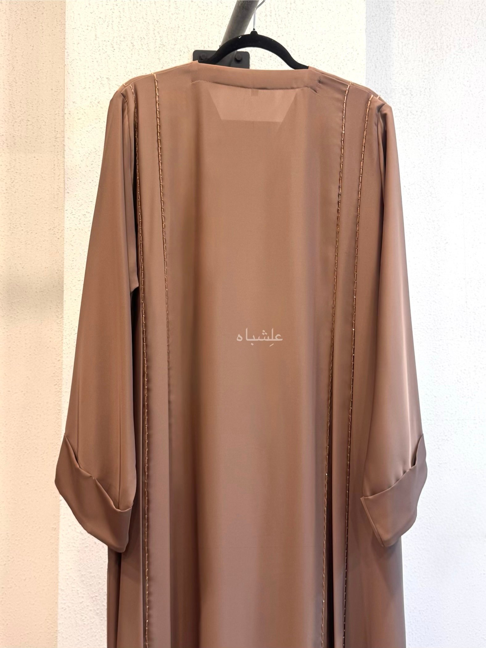 Mocha Line Abaya 3 Mocha Line Abaya - Image 3