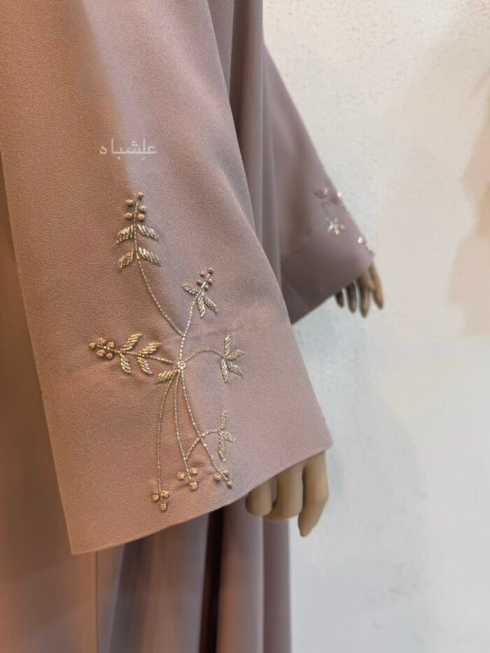 Blush Petal Abaya: The Handworked Abaya
