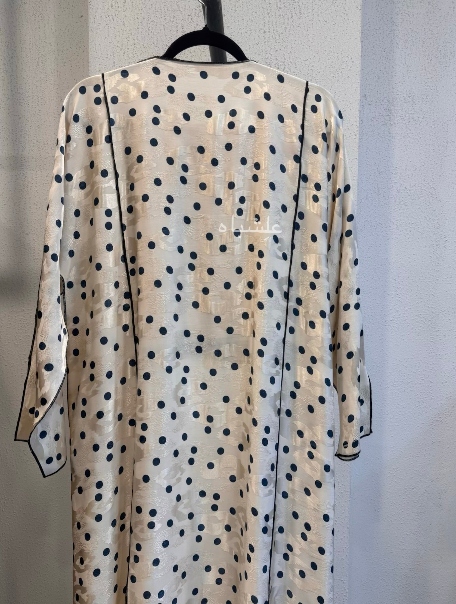 Polka Luxe Abaya 5 Polka Luxe Abaya - Image 5