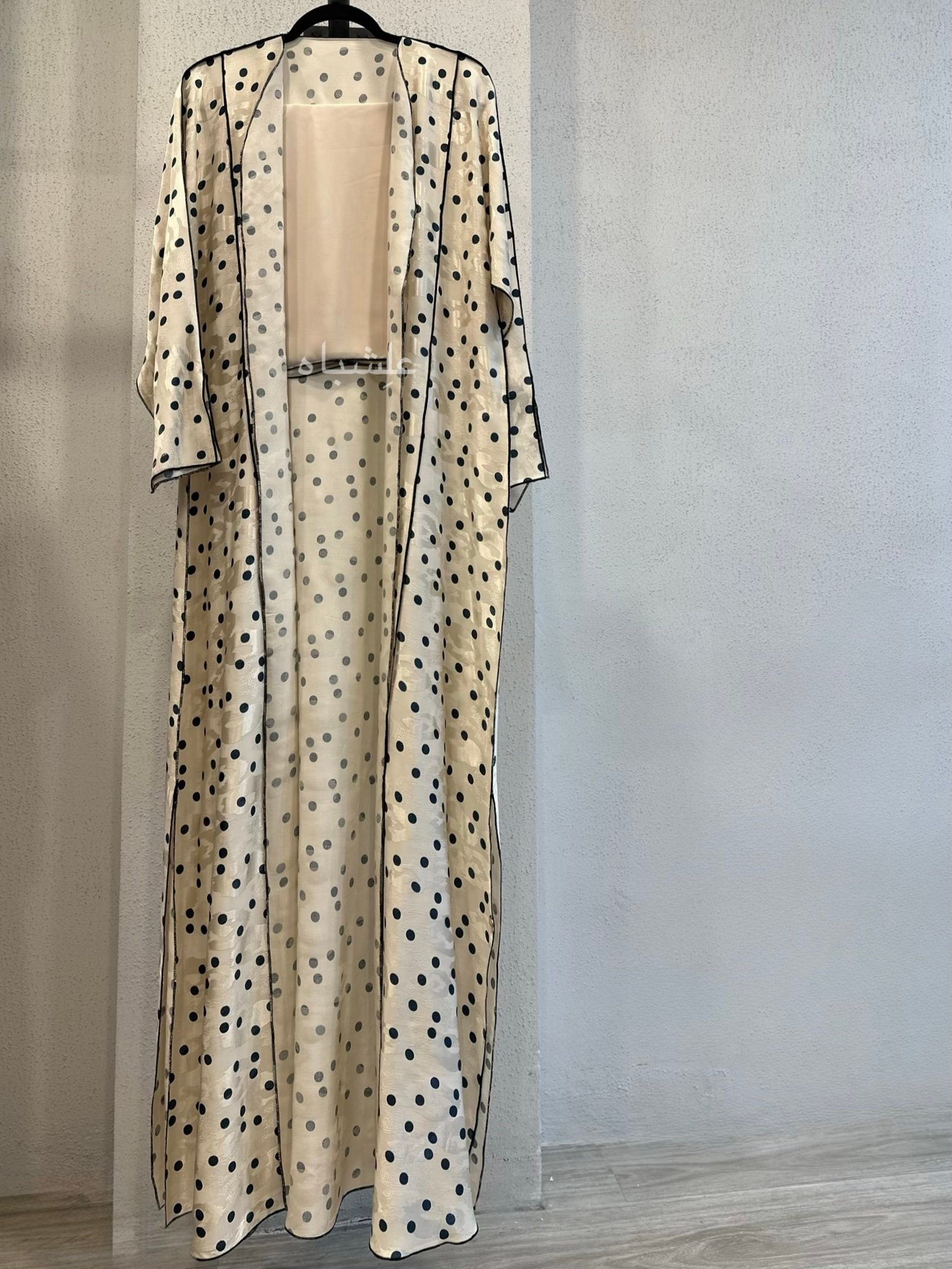 Polka Luxe Abaya 2 Polka Luxe Abaya - Image 2