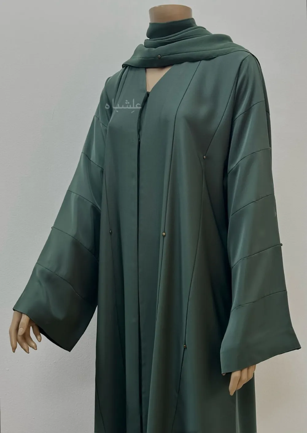 Close up view of abayas upper part